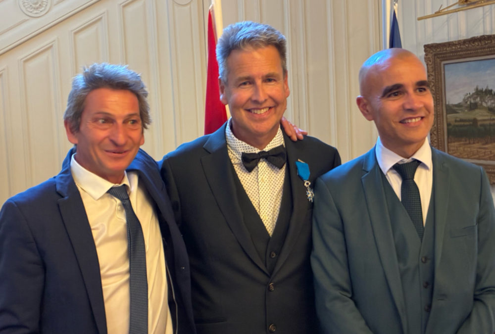 Remise de l’Ordre National du Mérite au président du GESBF