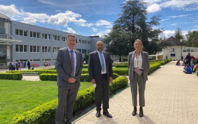 Visite de la conseillère culturelle et de l&rsquo;Ambassadeur de France à Berne au Collège du Léman