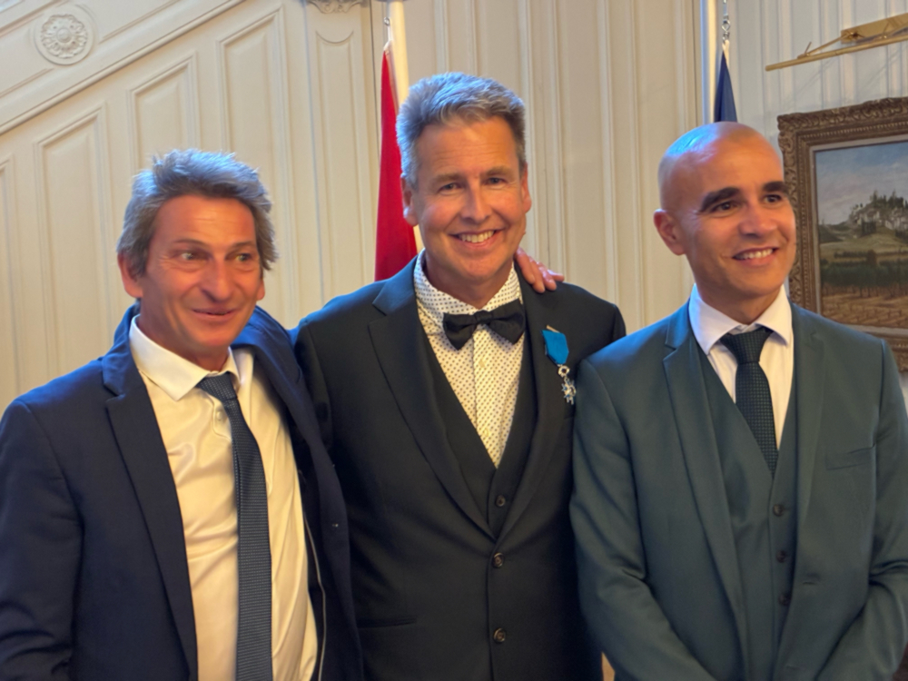 Remise de l’Ordre National du Mérite au président du GESBF